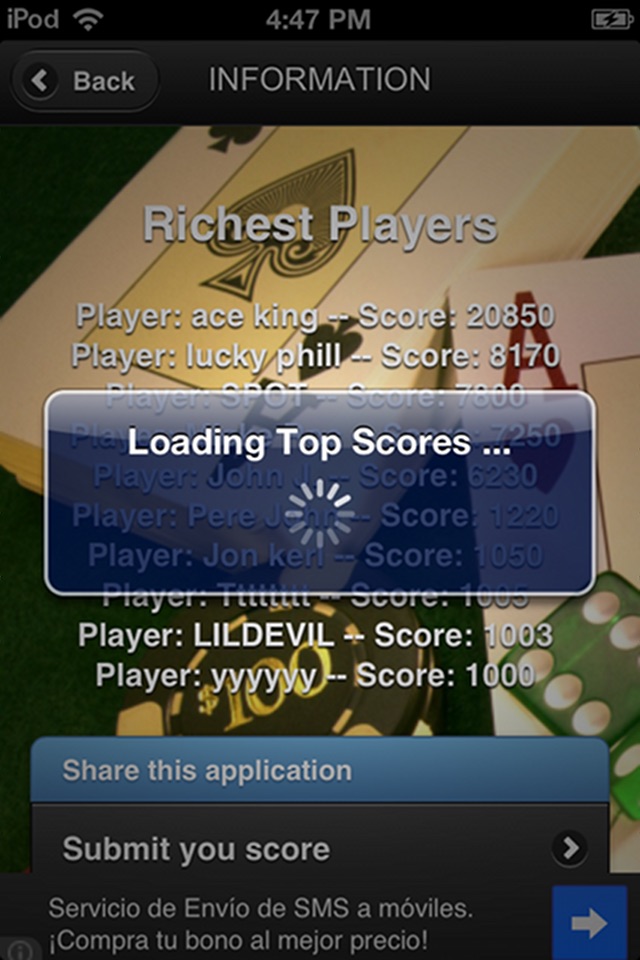 BlackJackX Casino game screenshot 4