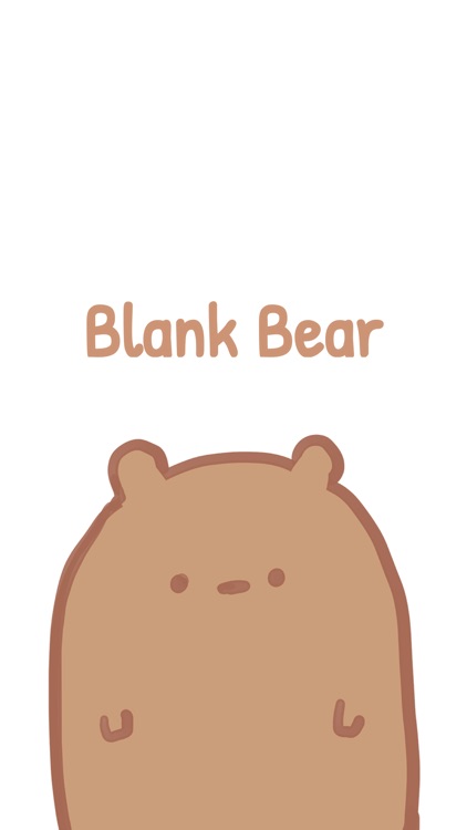 Blank Bear Stickers