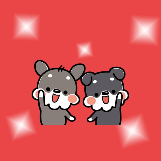 雪纳瑞兄弟贴纸
