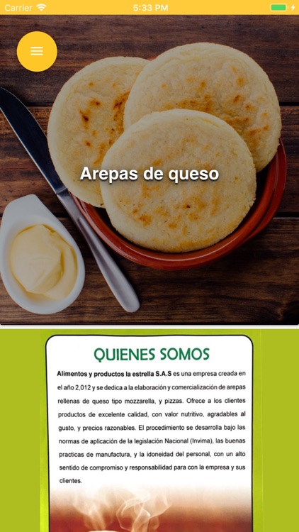 Arepas de Queso La Estrella