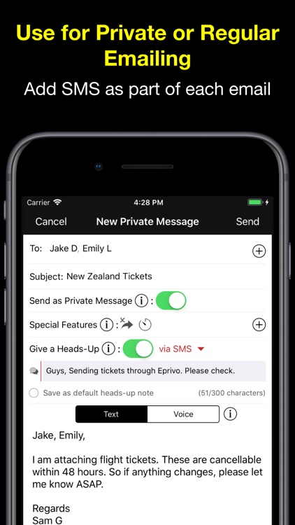 EPRIVO Private Email w/ Voice screenshot-5