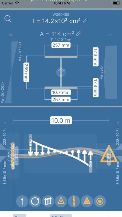 Deflection Beam Calculator screenshot-0