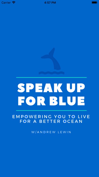 The Speak Up For Blue