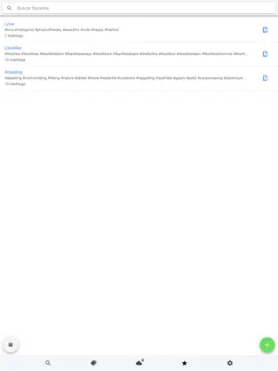 スクリーンショット 2 Leetags Generador de Hashtags iphone