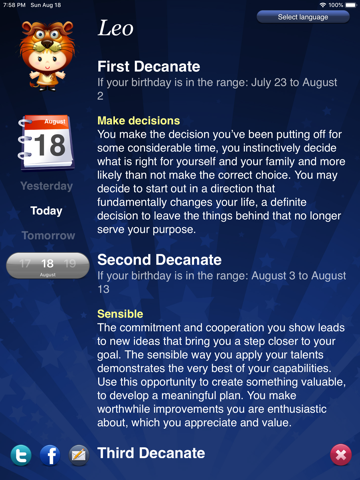 Horoscope HD Pro - náhled