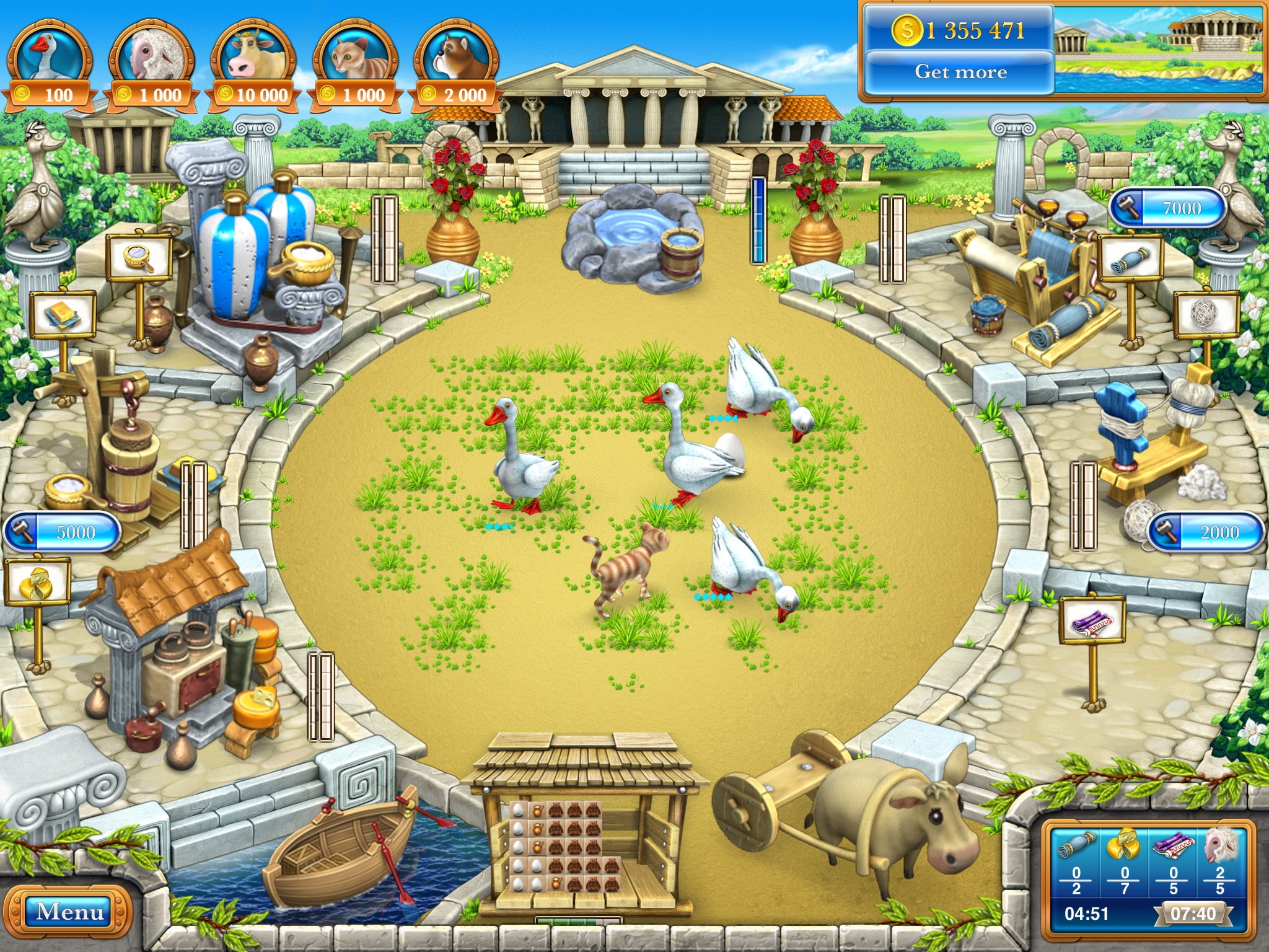 Farm Frenzy 3 Ancient Rome HDL screenshot 4