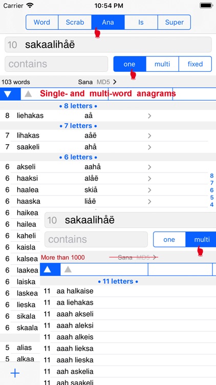 WordsFinderPro Suomi/Finnish screenshot-4