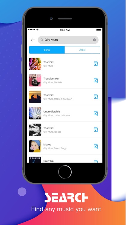 Muzi - music player screenshot-3