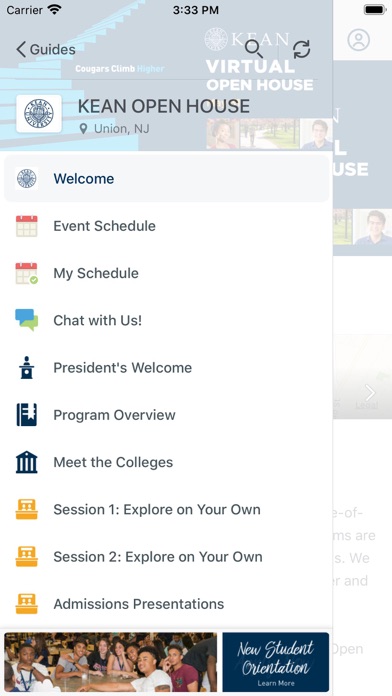 Kean University Admissions screenshot 4