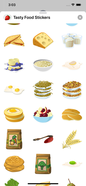 Tasty Food Stickers(圖5)-速報App