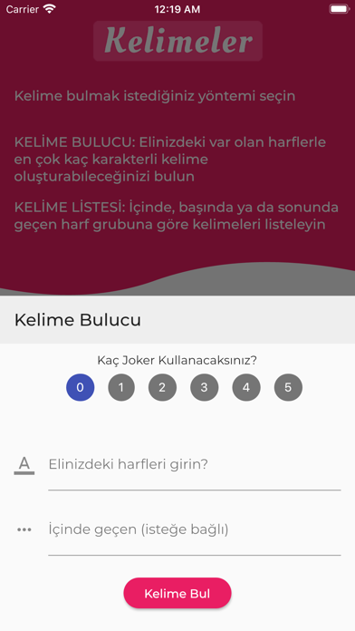 Kelime Bulucu - Kelimeler.xyz screenshot 3