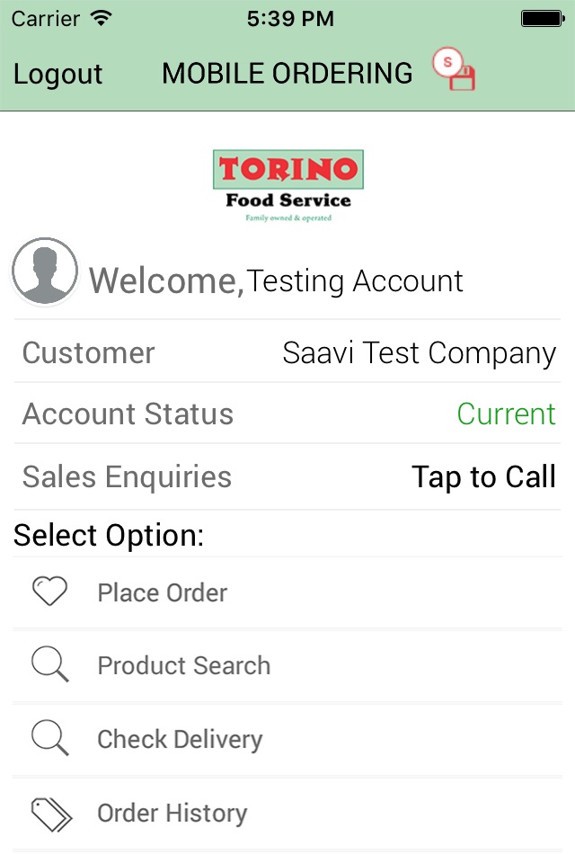 Torino Food Service screenshot 2