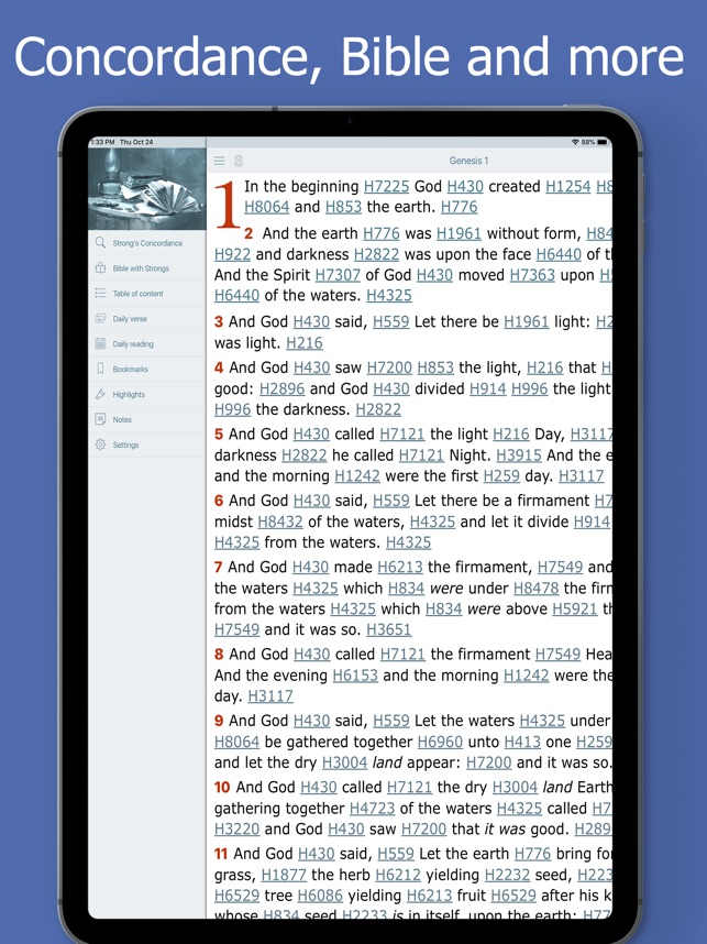 Bible and Strong's Concordance on the App Store