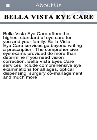 Bella Vista Eye Care screenshot 2