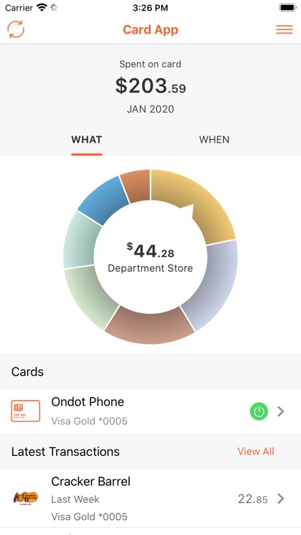 Ondot CardApp