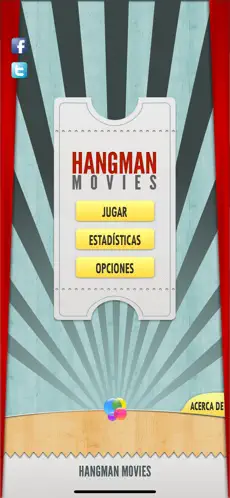 Screenshot 1 Ahorcado - Adivina la película iphone