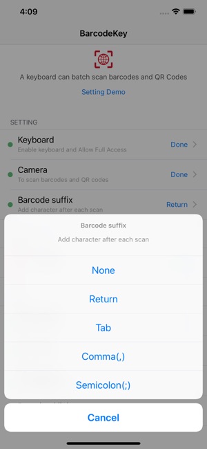 Barcode Keyboard - BarcodeKey(圖3)-速報App