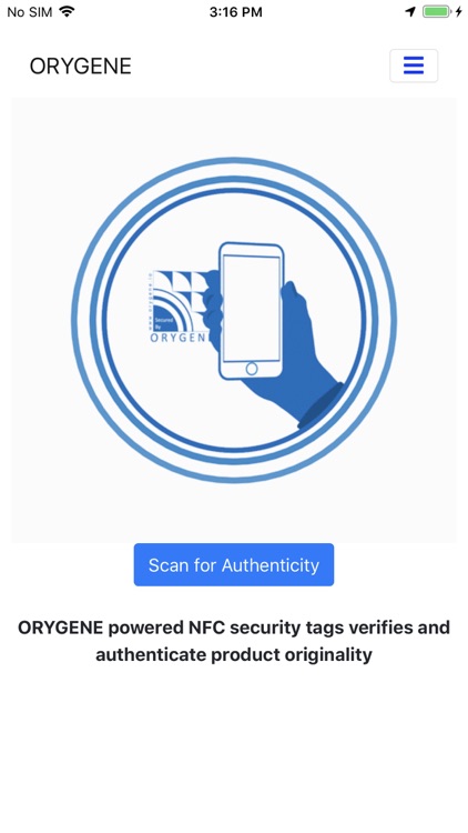 ORYGENE Authenticator