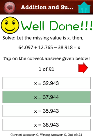 Test Of Numerical Ability Math screenshot 4