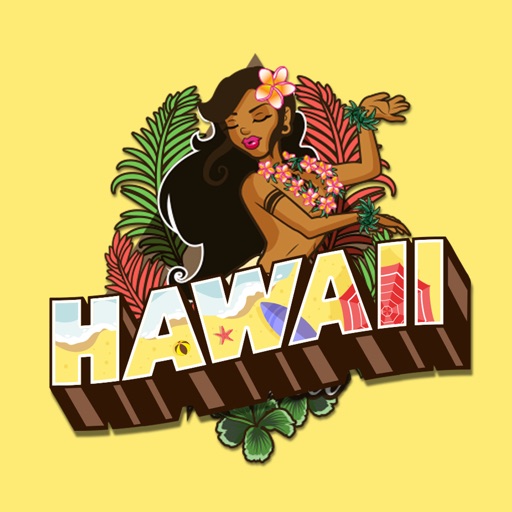 Hawaii Aloha Luau Stickers icon