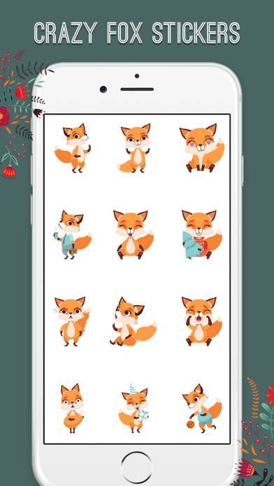 Crazy Little Fox Stickers screenshot 2
