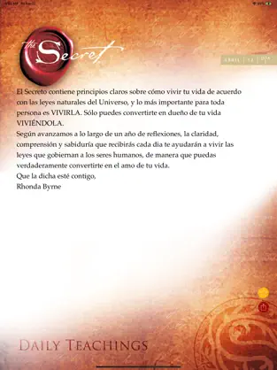 Captura 2 El Secreto Enseñanzas diarias iphone