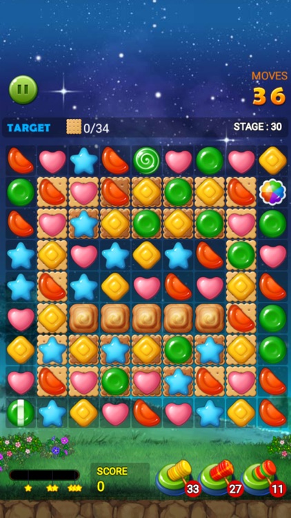 Jelly Star Night - Match 3 screenshot-4
