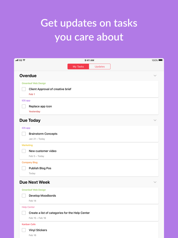 Redbooth: Project Management & Tasks for Teams screenshot