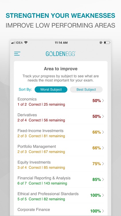 Golden Egg CFA® Exam Level 2 screenshot-4