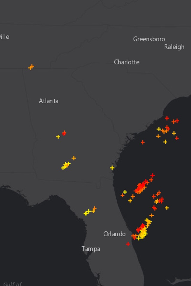 US Lightning Strikes Map screenshot 3