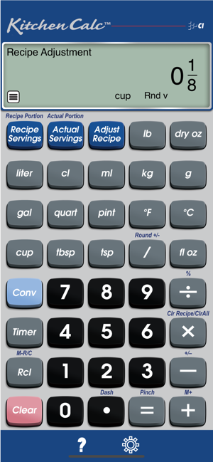 KitchenCalc Pro Culinary Math(圖2)-速報App