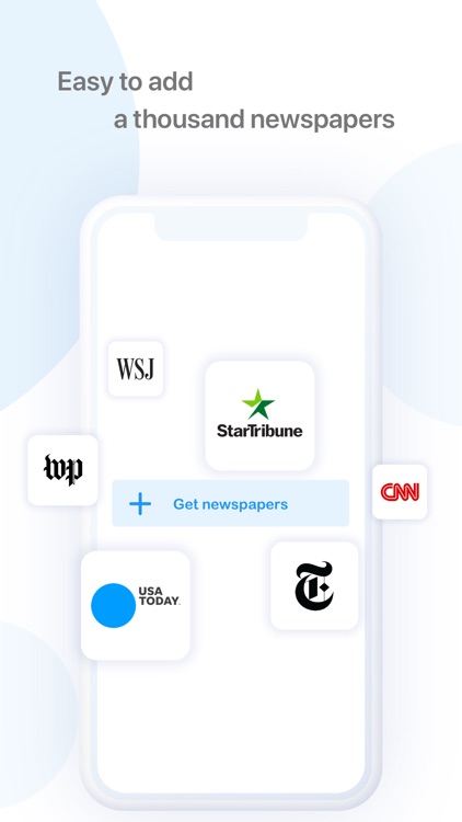 Newspaper bookmarks: feed news