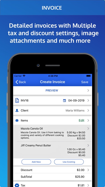 Invoice Pro. Invoice on the go