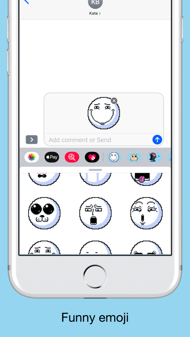 Pixel emoji - smiley stickers screenshot 3