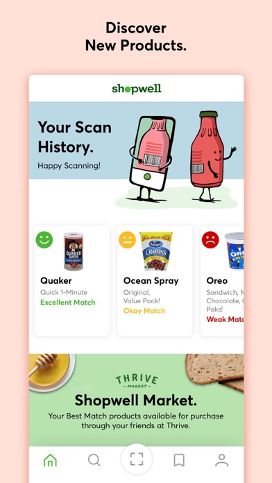 ShopWell - Healthy Diet & Grocery Food Scanner screenshot