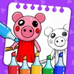 Draw Piggy Coloring Book