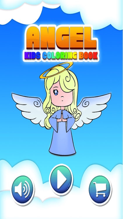 Angel Kids Coloring Book