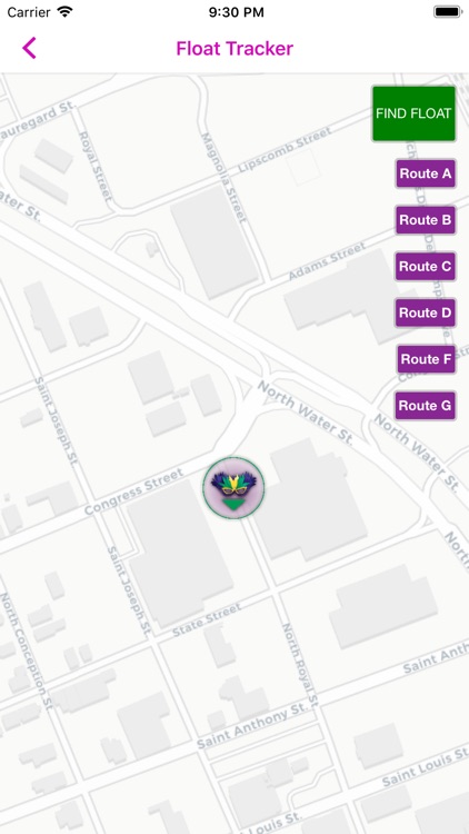 Mardi Gras Parade Tracker WALA
