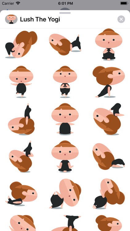 Lush The Yogi Stickers screenshot-3