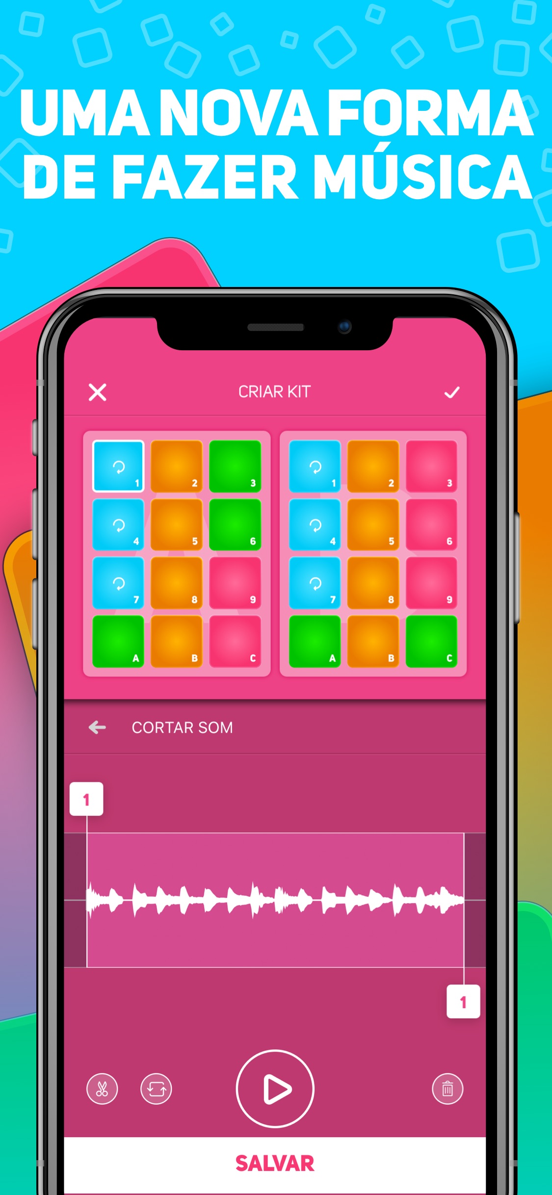 Screenshot do app SUPER PADS - Seja um DJ