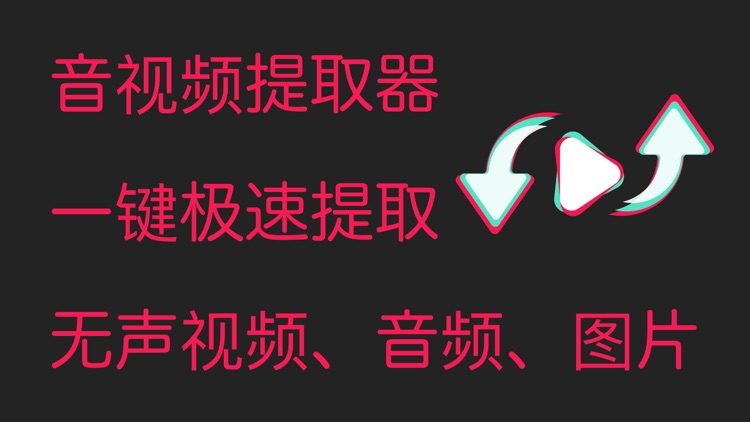 音视频提取器 - 提取视频中的音频、无声视频、图片