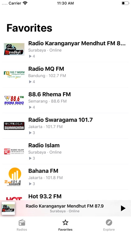 Radio FM Indonesia screenshot-3