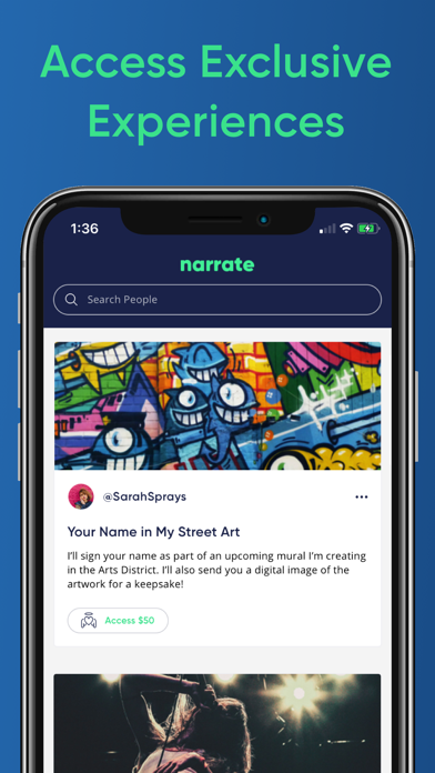 Narrate: Connect with Creators screenshot 2