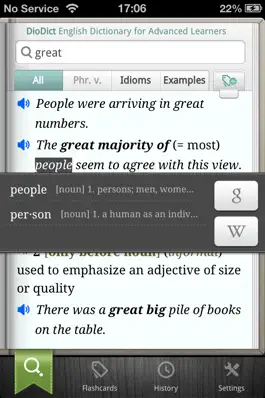 Game screenshot DioDict4 English Advanced Dict apk
