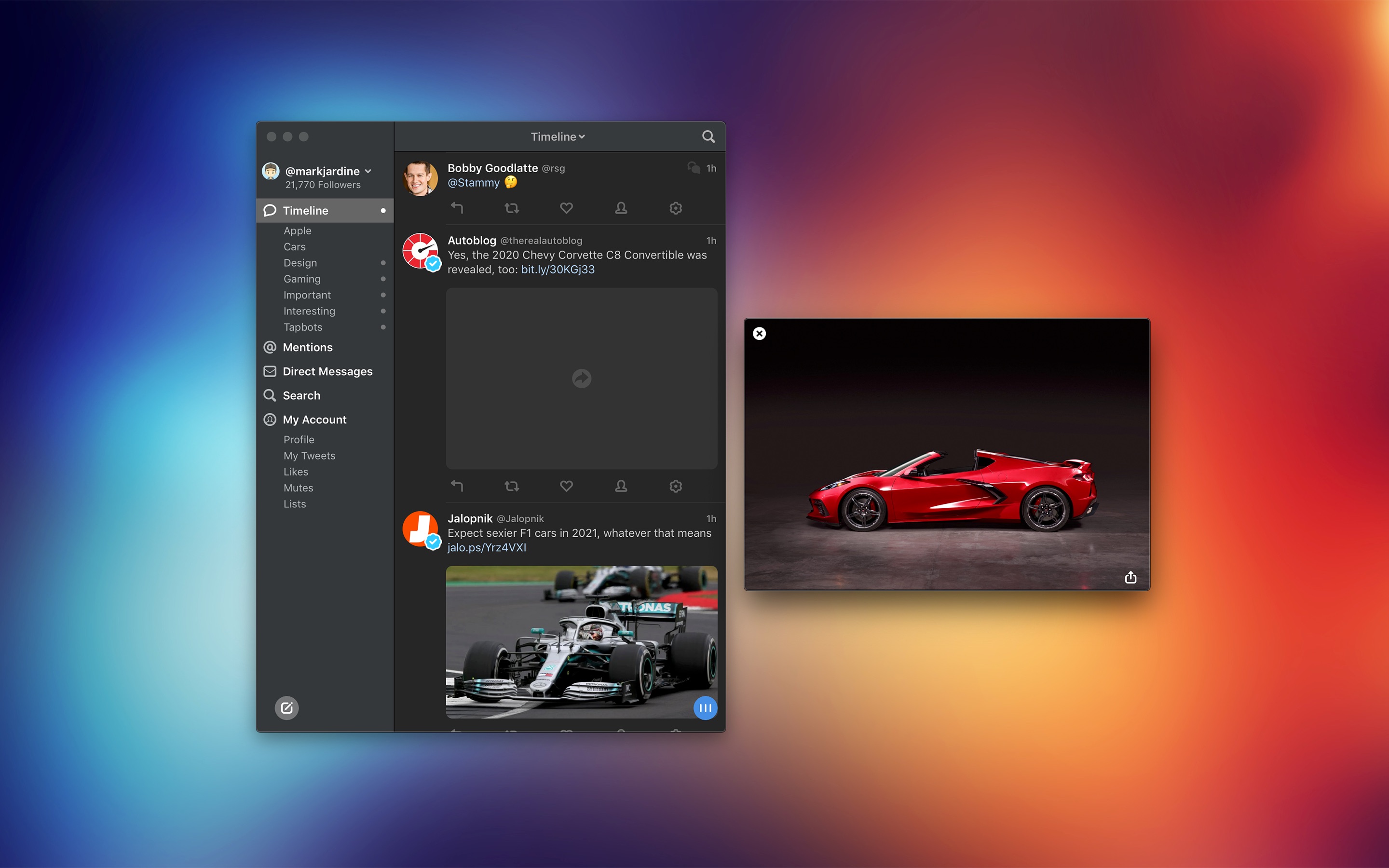 Screenshot do app Tweetbot 3 for Twitter