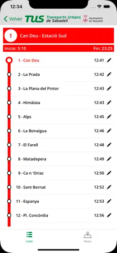 Screenshot 3 TUS - Bus Sabadell iphone