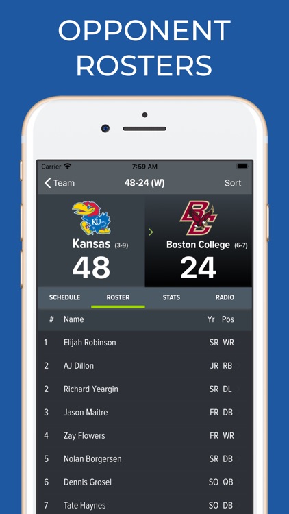 Kansas Football Schedules screenshot-8