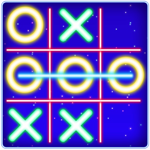 Tic Tac Toe Glow Puzzle Game