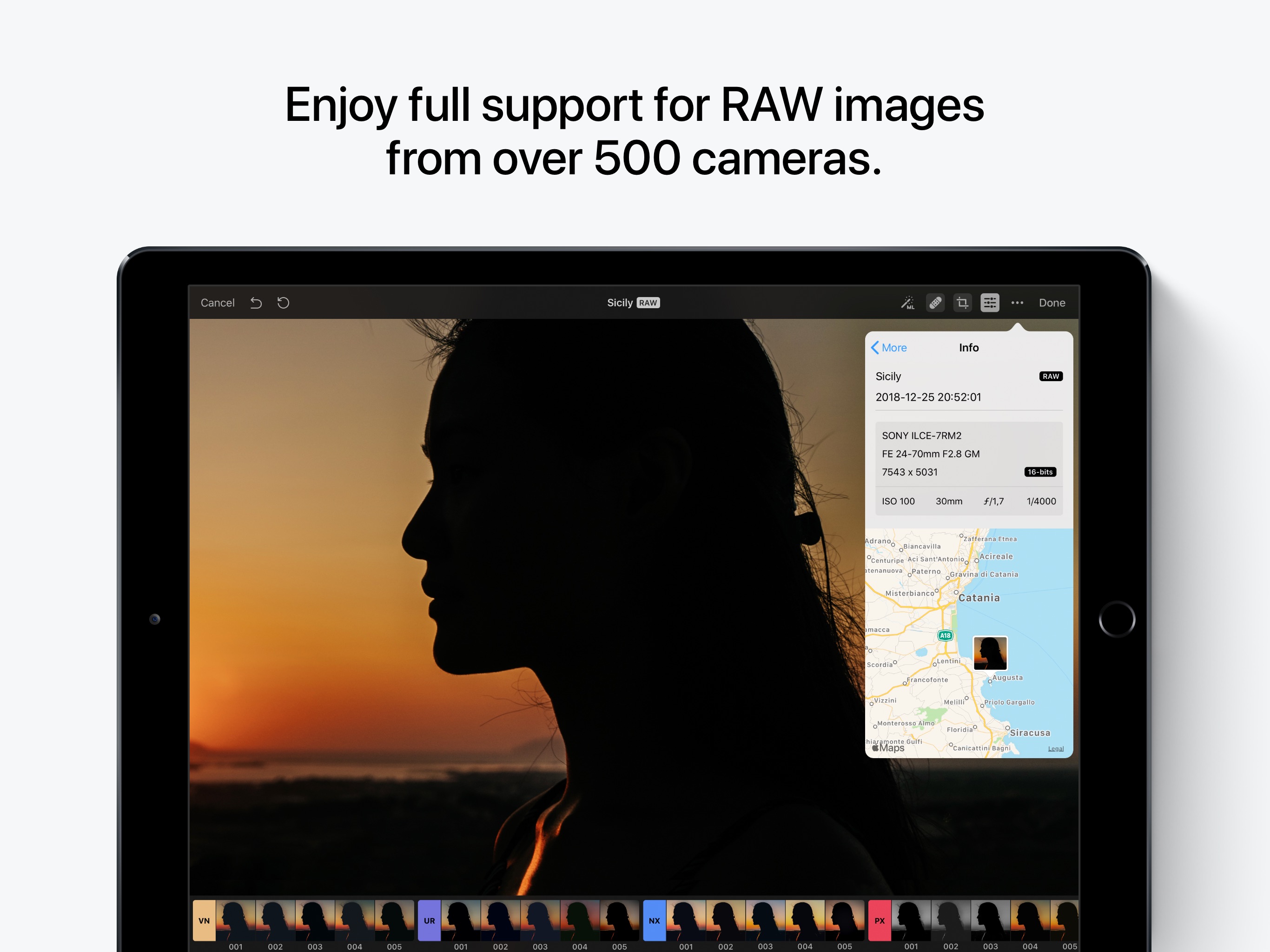 Screenshot do app Pixelmator Photo
