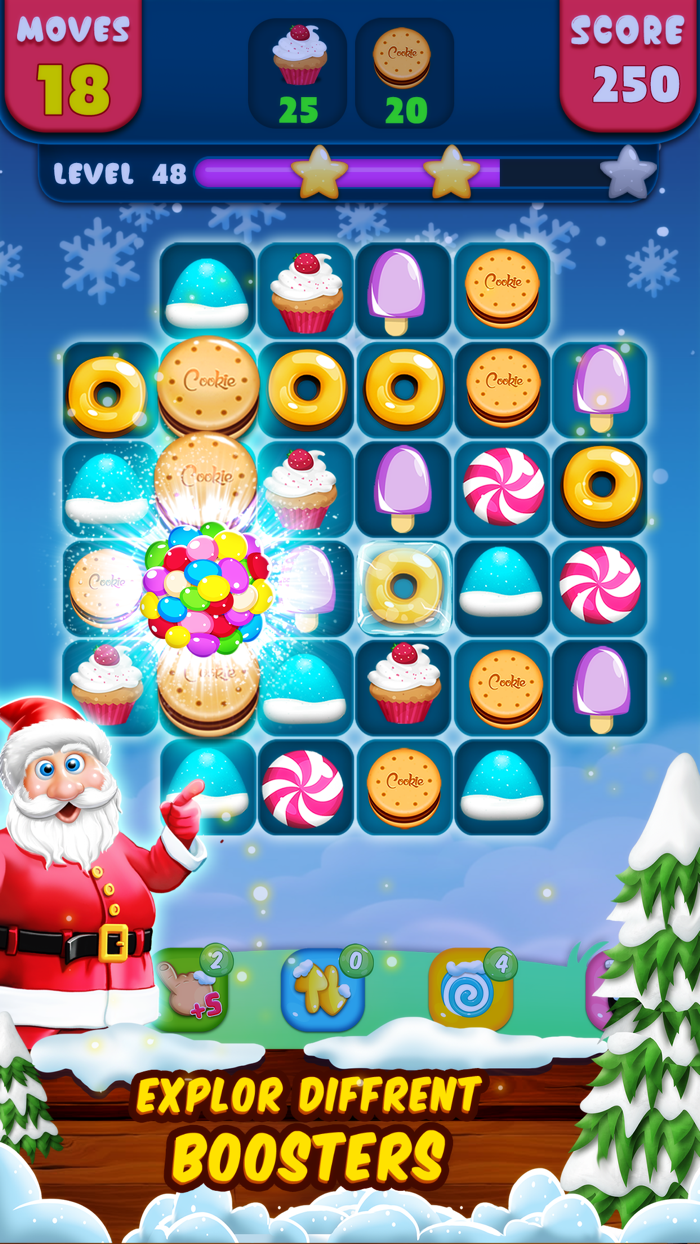 Candy World - Christmas Games